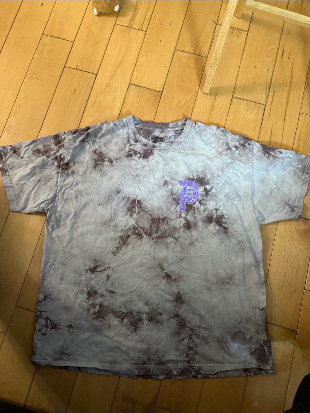 Primitive x Naruto Shippuden Sasuke P washed tie dye tee